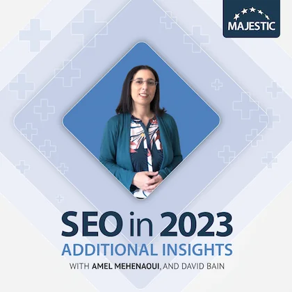 Amel Mehenaoui 2023 podcast cover with logo