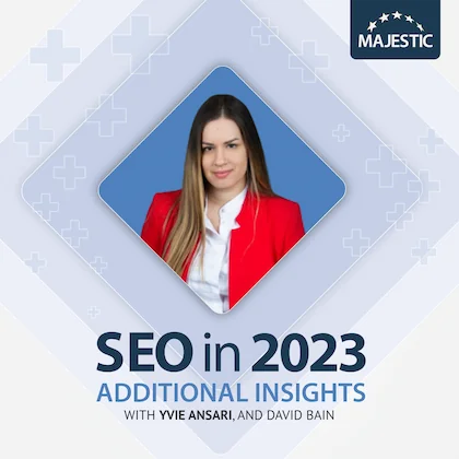 Yvie Ansari 2023 Additional Insights podcast cover with logo
