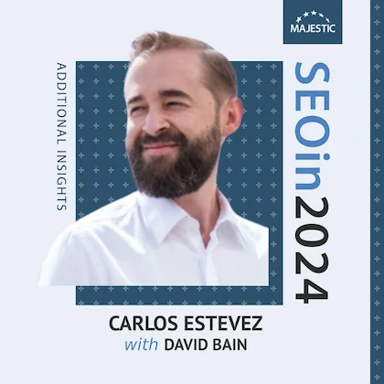 Carlos Estevez 2024 Additional Insights podcast cover with logo
