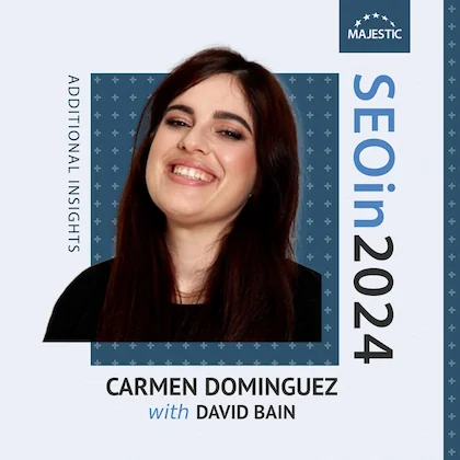 Carmen Dominguez 2024 Additional Insights podcast cover with logo