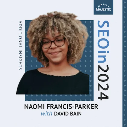 Naomi Francis-Parker 2024 Additional Insights podcast cover with logo
