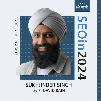 Sukhjinder Singh 2024 podcast cover with logo