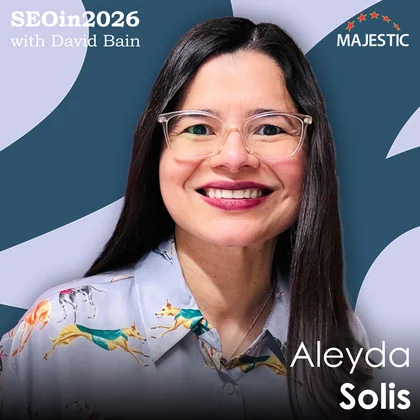 Aleyda Solis 2026 podcast cover with logo