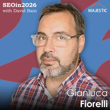 Gianluca Fiorelli 2026 podcast cover with logo